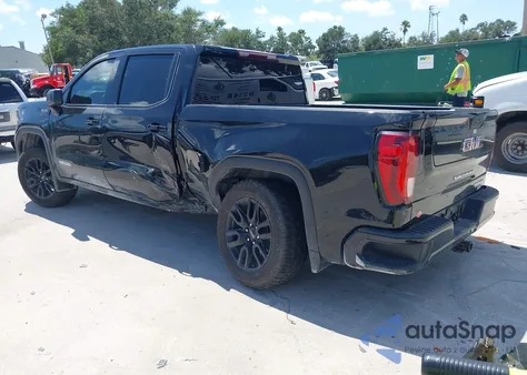 2023 GMC Sierra 1500 2Wd Short Box Elevation from USA, damaged, VIN 3GTPHCED0PG268525